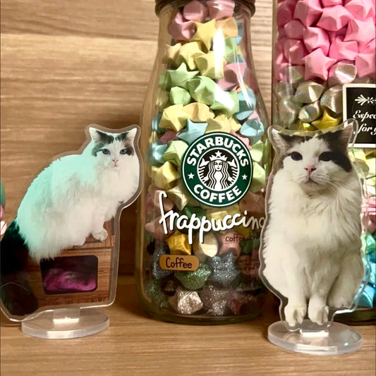 Custom Pet Portrait Acrylic Erecting Sign