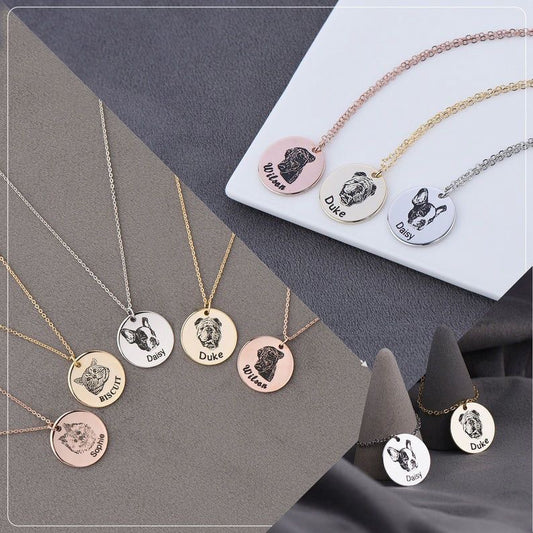Pet Portrait Necklace